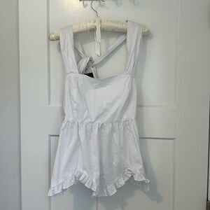 Sunday in Brooklyn peplum tank